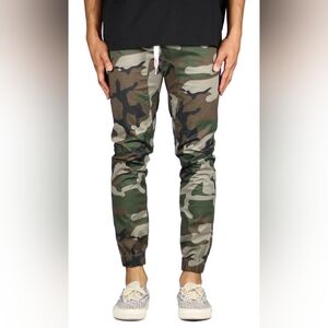 Levi's Denizen Men's Green Army Camo Jogger Sweatpants